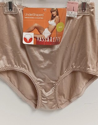 Vasserette Undershapers Ladies Tan Briefs Sz Large New WOT