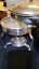 thumbnail 5  - Vintage Silver Plated Kerosene Double Boiler Chaffing Pan Warmer Set