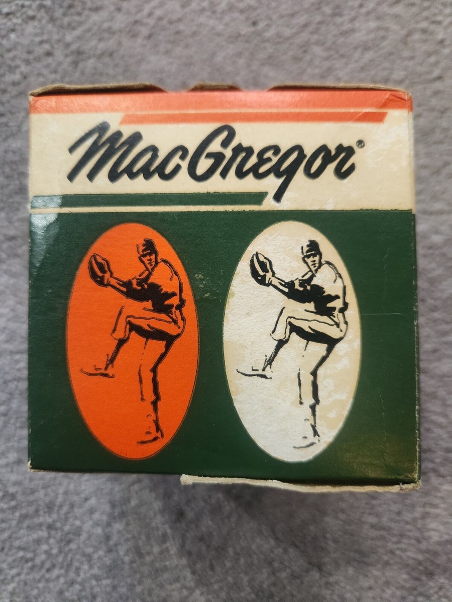 Softball MacGregor 100D Brunswick – Neuf Vieux Stock, Vintage USA Années 60