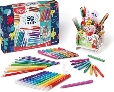Maped Creativ ColorPeps 50-Teiliges Malset Mit Aktivitätsset 5+