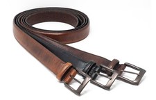 New Ashford Ridge 34mm Full Leather Suit Belt - Black, Brown or Tan