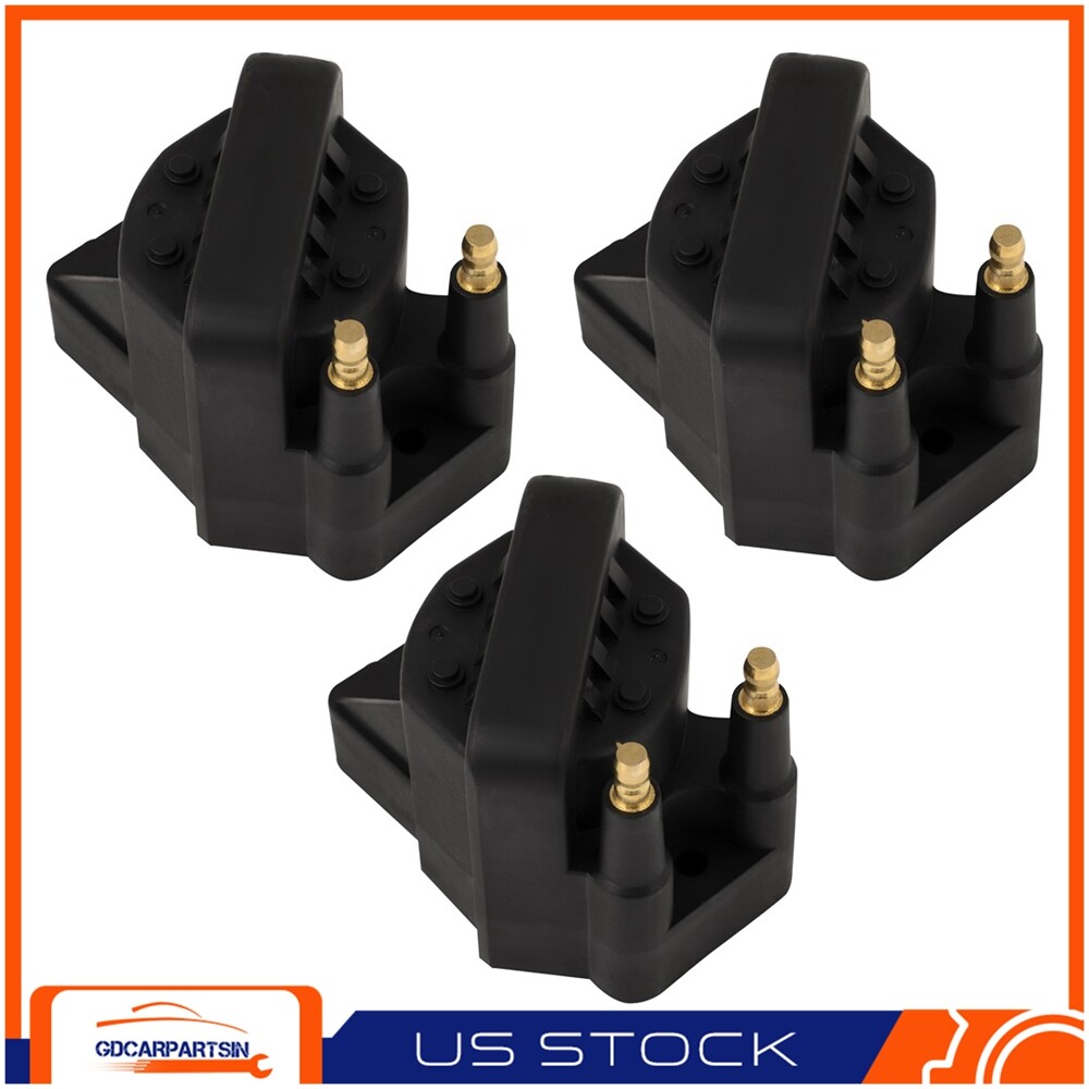 3-Pack Ignition Coils for Buick Cadillac Chevy Olds Pontiac 3.8L 3.4L DR39