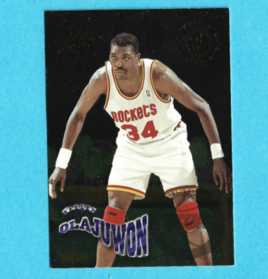 1995-96 Topps Stadium Club Hakeem Olajuwon Houston Rockets #25 Insert