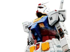 Anime gundam white Custom Gaming Mat Desk