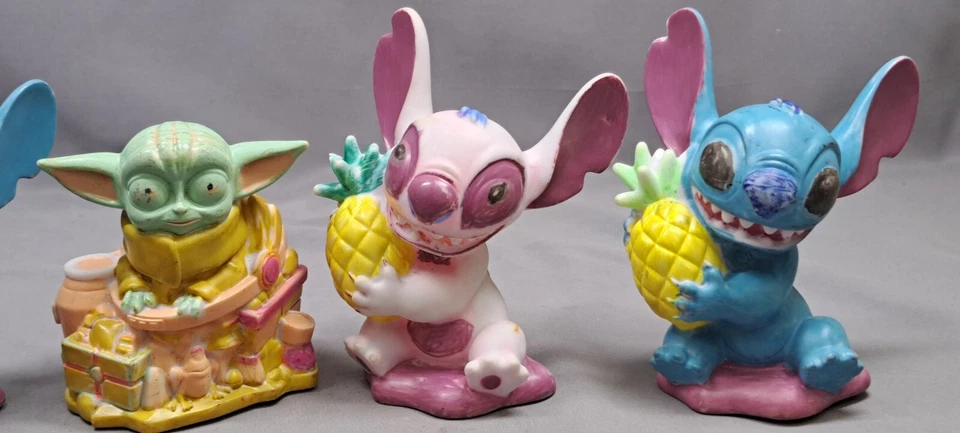 Stitch Design A Vinilo LILO & Stitch Disney Hágalo Usted Mismo Stitch Figura Vinilo + Baby Yoda Foto 3 de 4