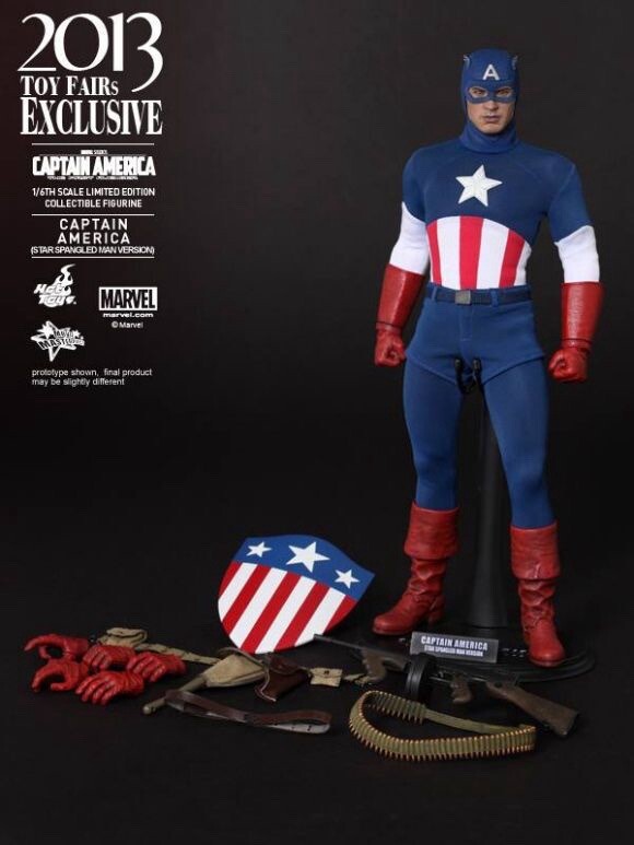 Hot Toys Captain America Star Spangled Banner Version 1/6 Scale