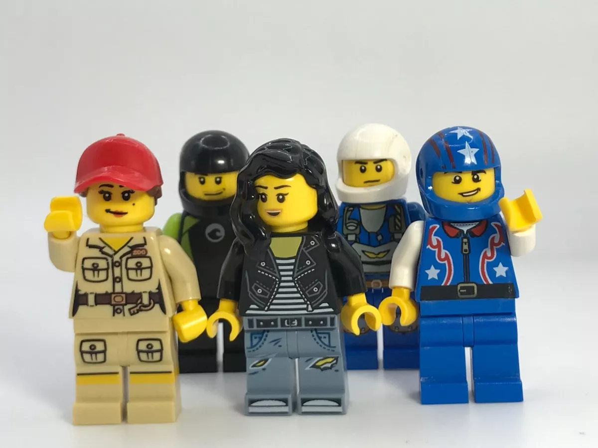 Minifigure s Lego little People Lot of 5 Lego City Town Mini