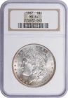 1887 Morgan Silver Dollar MS64 NGC