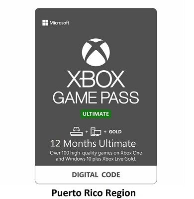 XBOX GAME PASS - ULTIMATE - 12 MONTHS COLOMBIA – Snaau - Si Lo