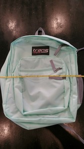 light green jansport backpack
