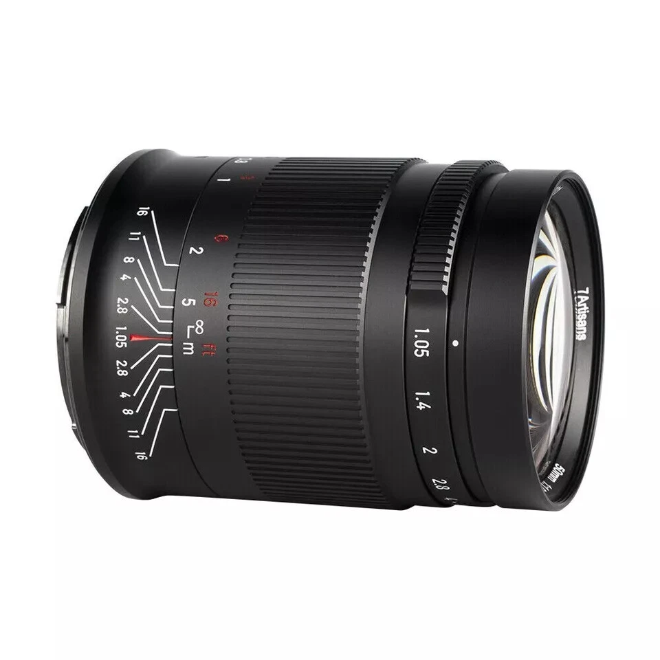 7artisans 50mm F1.05 MF Lens for Sony E Canon RF Nikon Z Panasonic/Leica/Sigma L - Image 3 of 4
