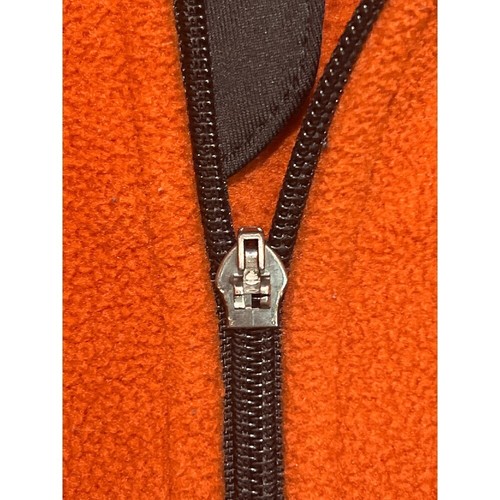 Timberland Fleece Jacket Men's 2XL Full Zip Gorpcore Outdoor Warm Casual Orange - Picture 6 of 11