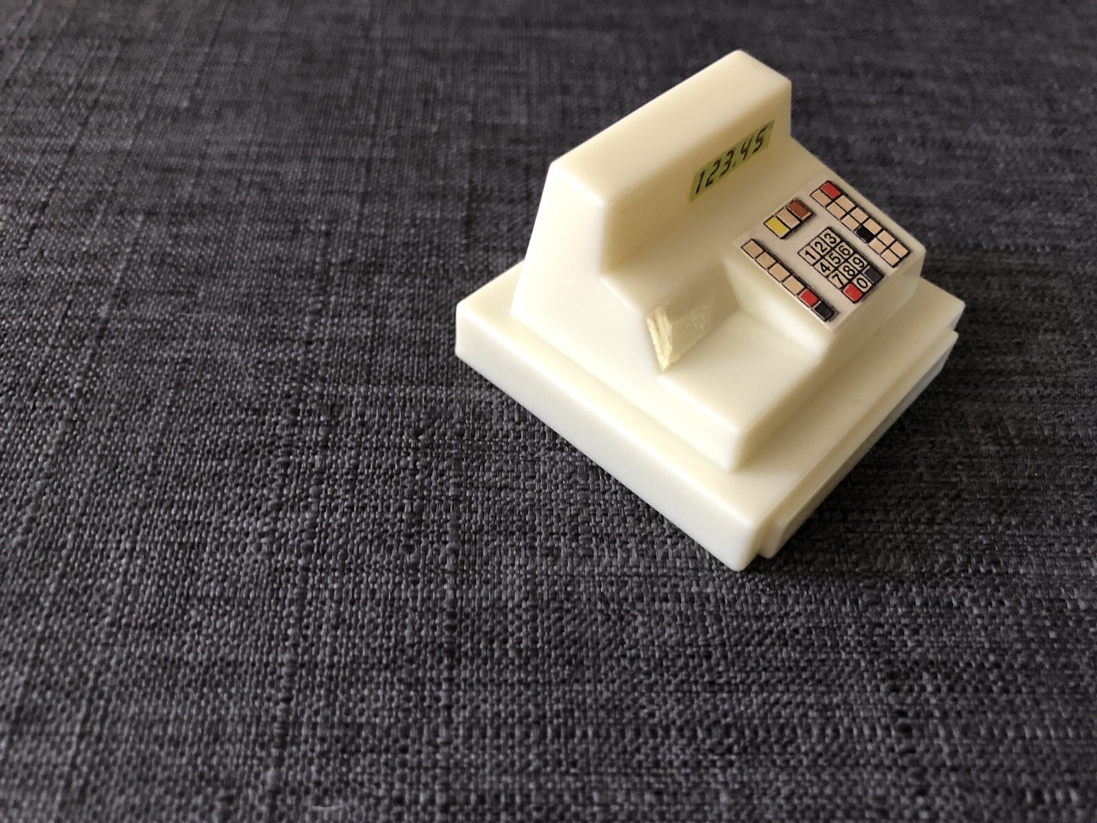 как выглядит Mattel Barbie Doll Size Cash Register In White Stickers In Tact фото