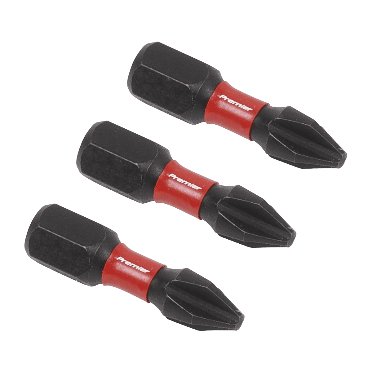 Sealey AK8205 Premier Phillips Impact Power Tool Bits #2 x 25mm 3pc