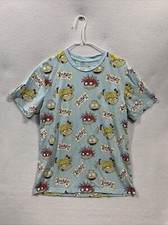 Nickelodeon Rugrats All Over Front /Back Print Graphic Unisex T-Shirt Size Large