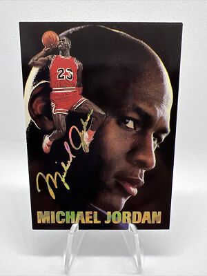 1993-94 Arena Sports - Michael Jordan Gold Signature Promo Card | eBay