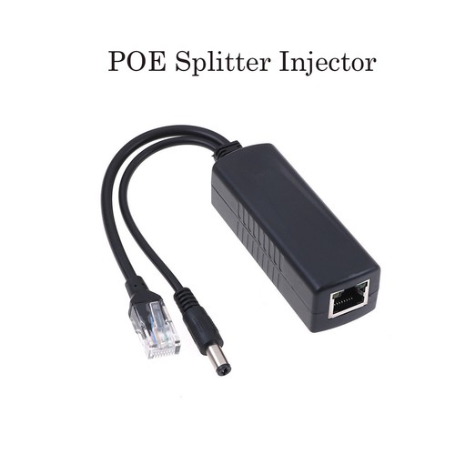 POE Injector Splitter Power Over Ethernet Passive Adapter Cable for CCTV Camera - Picture 1 of 7