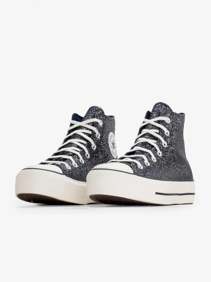 SCARPE DA DONNA CONVERSE CHUCK TAYLOR ALL STAR LIFT PLATFORM GLITTER A09551C - Immagine 2 di 4