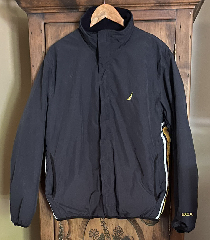 NAUTICA NX2000 Navy Jacket Windbreaker 