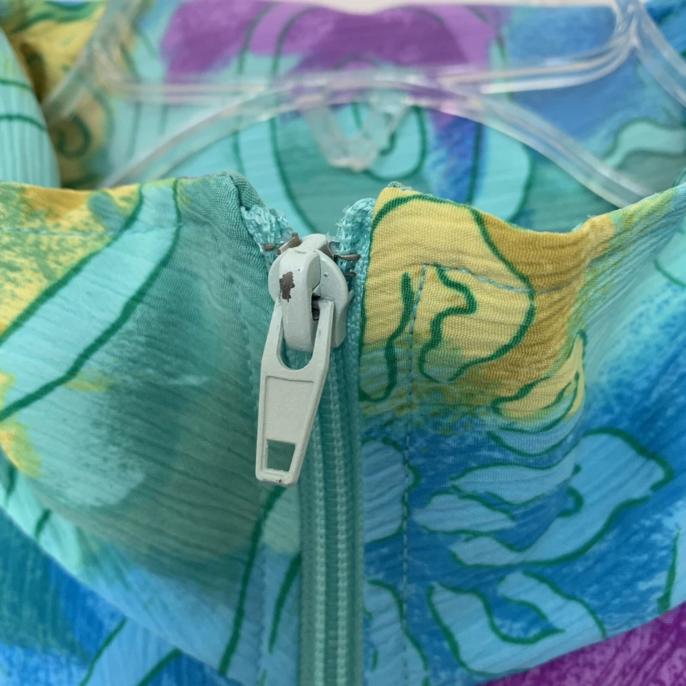 Chaqueta cortavientos Erin London vintage colorida años 80’s para mujer talla grande nueva Foto 4 de 4