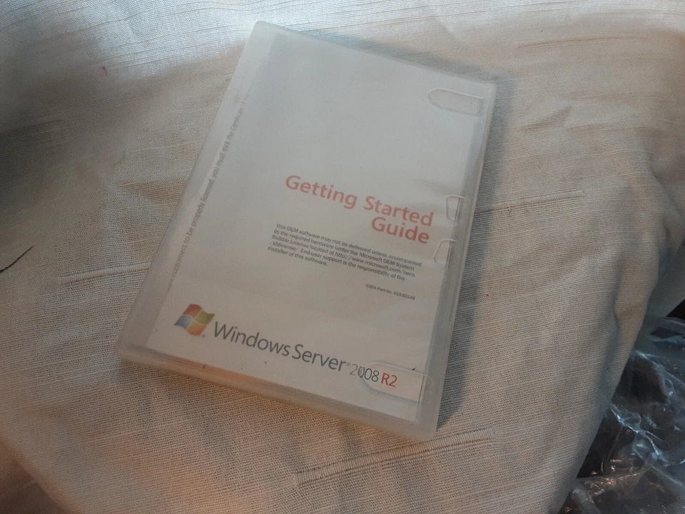 MICROSOFT WINSVR STD 2008 R2 64BIT X 64 EN 1 PK, P73-04849, DVD ONLY. Ref:s/ware - Image 2 of 4