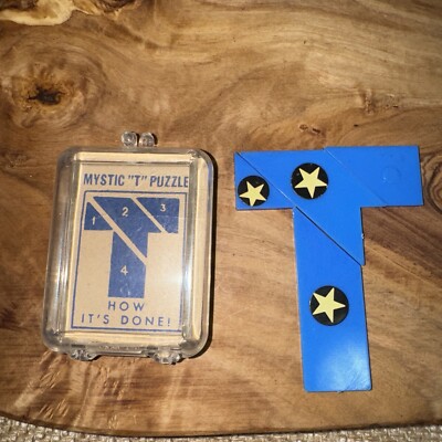 Vintage Magic T Puzzle - in plastic case