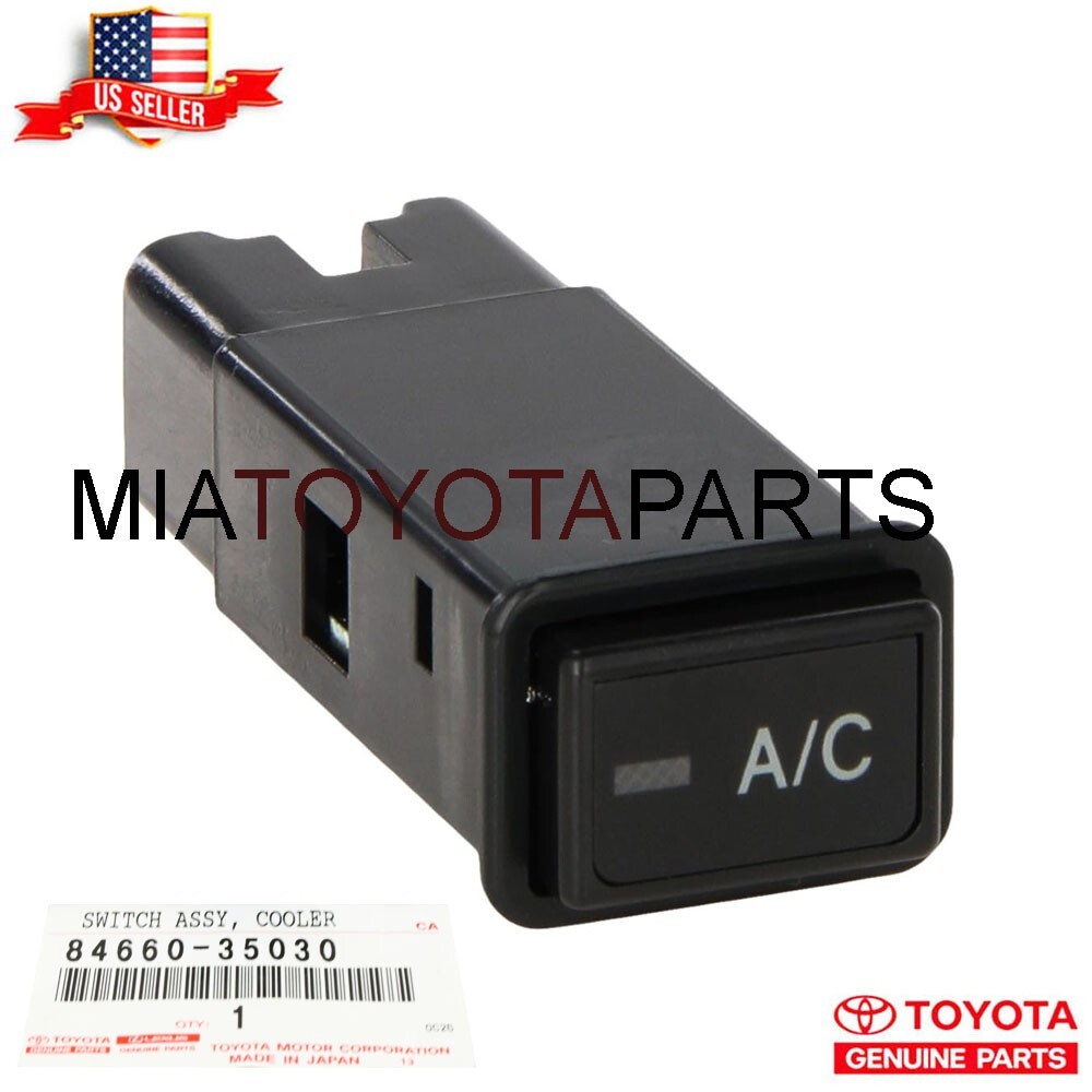 A/C Air Conditioner Switch Assembly – Fits 1998-2000 Toyota Tacoma (84660-35030) – 5-Pin 3 thumbnail image