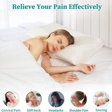 61x33cm Memory Foam Cervical Pillow Orthopedic Sleeping For Neck Shoulder Pain