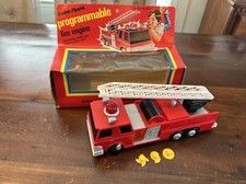 Vintage 1970  s Radio Shack Programmable Fire Engine W Box Works 60-2375 RARE 