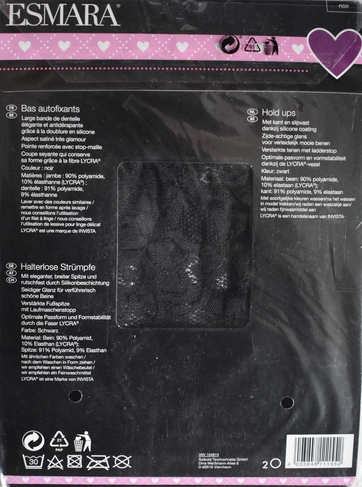 Esmara, Nylons, halterlose Strümpfe, Stay-Ups - Bild 2 von 2