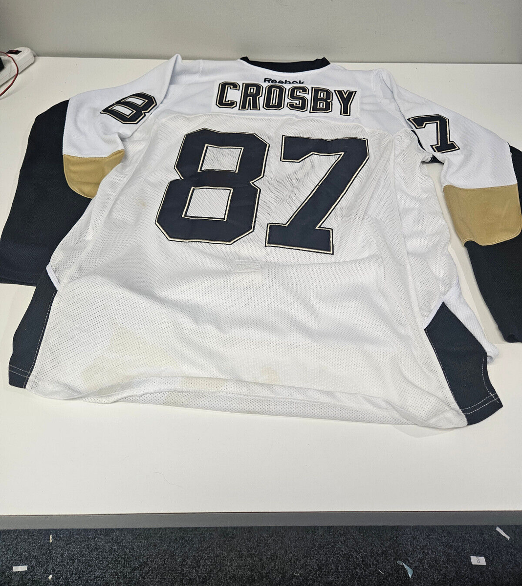 Reebok Pittsburgh Penguins Away Adult's Jersey XL Crosby Authentic