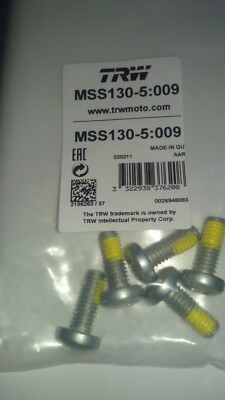 Bremsscheibenschraube für Harley Davidson, Vorne, Satz