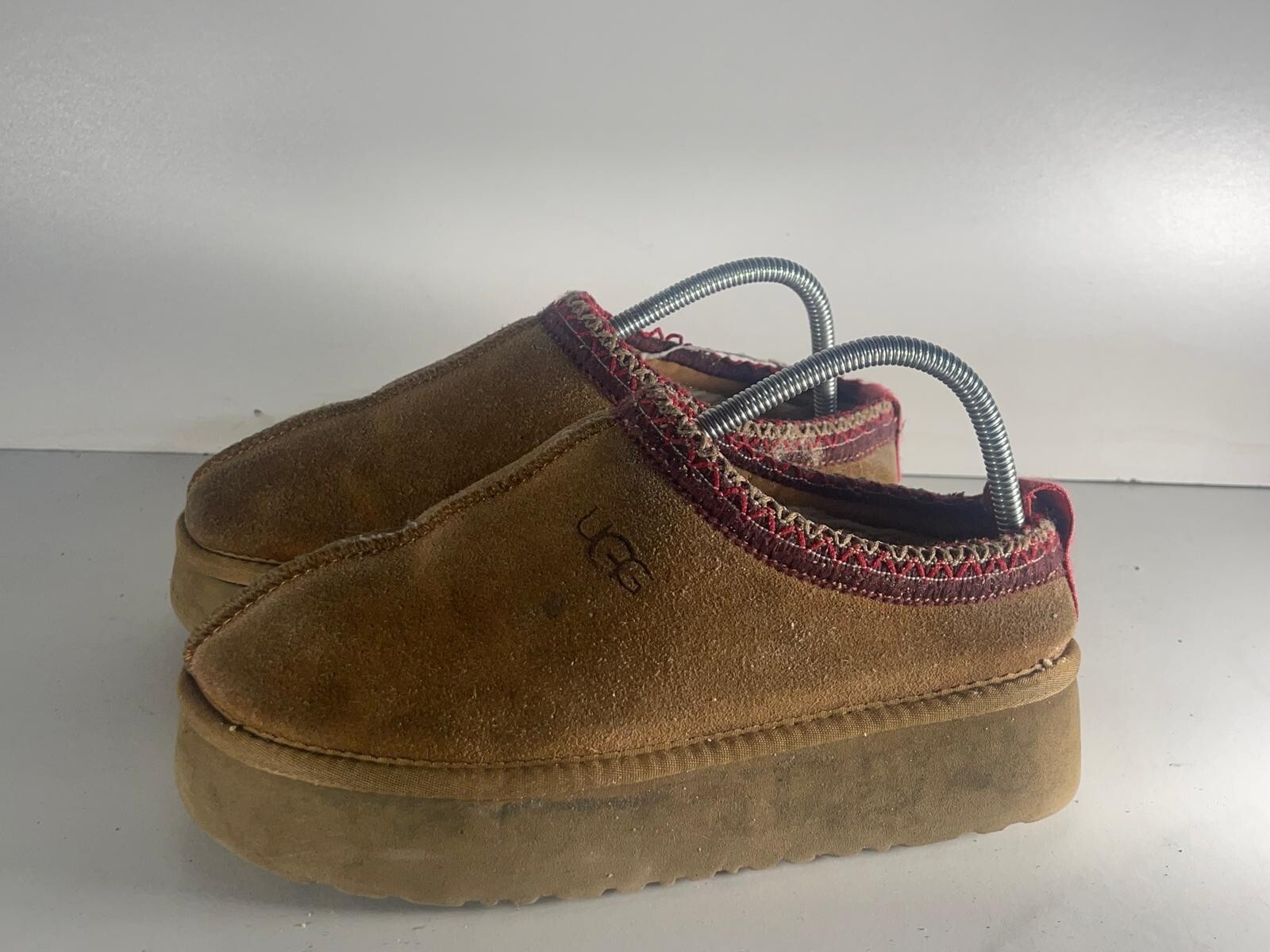 SAOLA UGG Ciabatte Donna Stivali da Neve Taglia 6 5 39 5 Usate Marrone Slip On Suola Spessa B150