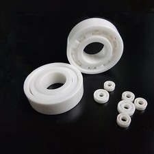 Full Ceramic Miniature Ball Bearings ZrO2 Zirconia White Premium MR74 - MR148