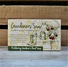 EXFOLIATING GARDENER'S HAND SOAP – PUMICE GERANIUM & PEPPERMINT - GARDENERS SOAP