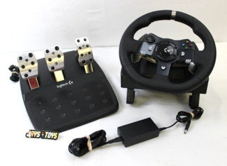 Logitech G920 Driving Force Racing Wheel and Pedals Xbox One/PC Tested Working