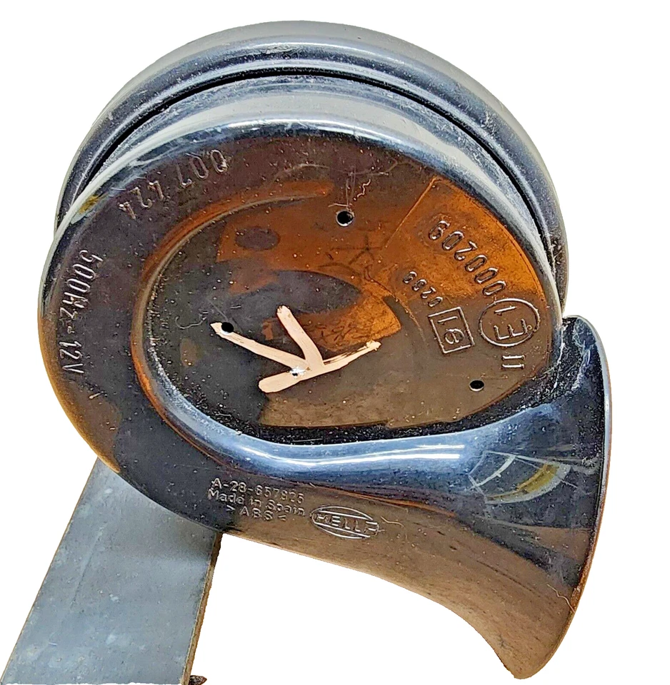 Volkswagen Touareg Eos Hella 2004-2011 400 Hz bocina de nota baja A-28-657625 OEM Foto 2 de 4