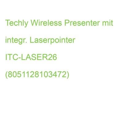 Techly Wireless Presenter mit integr. Laserpointer ITC-LASER26 (8051128103472)