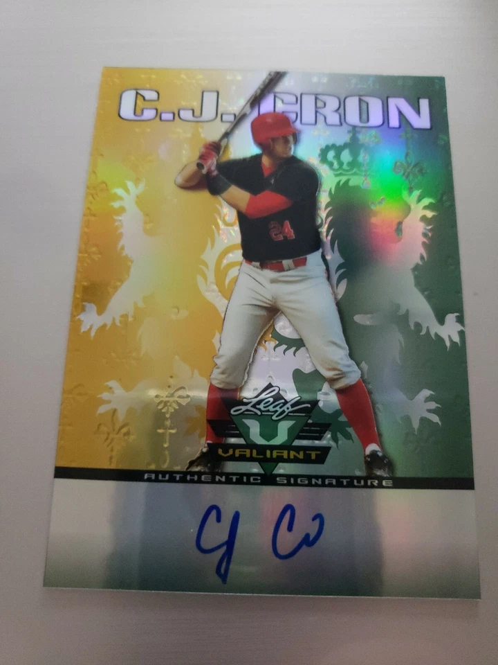 2011 LEAF VALIANT C.J. CRON ROOKIE AUTO CARD# VA-CC1 - Image 2 of 3