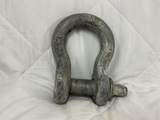 Huge 1-1/4" 12 Ton WLL Hot Galvanized Screw Pin Anchor Shackle