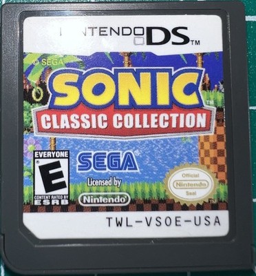 Sonic Classic Collection (Nintendo DS, 2010) Cart Only. Tested. Authentic.
