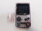 Nintendo Game Boy Color Clear Purple Atomic Console - NICE!