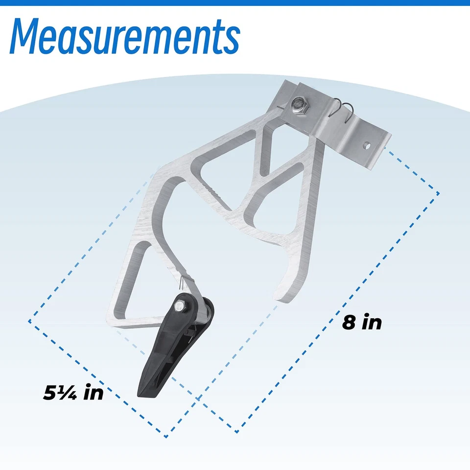 Kit de bloqueo de peldaño 28-11 para escaleras de extensión compatible con Werner Aluminio Ext... Foto 2 de 4
