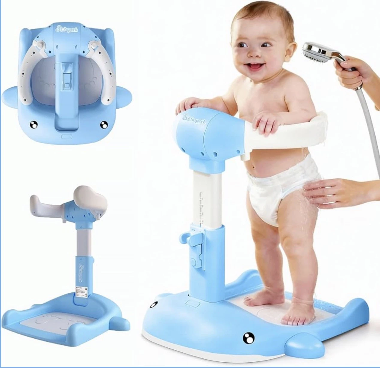 Adjustable & foldable Baby Shower Stand