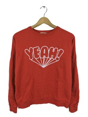 OH YEAH! Sweatshirt Damen Sweat Gr. DE 34 rot Casual-Look