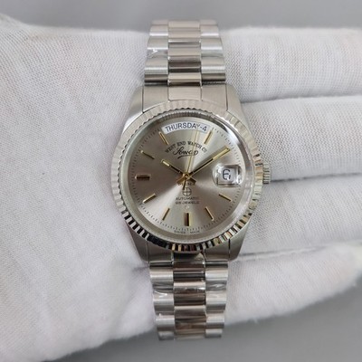 West End Automatic Analog The Classics 6828.10.3034Y Rhuthenium Dial 37mm Watch
