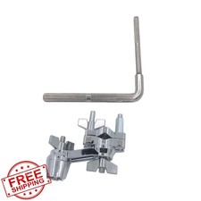 TUOREN Cowbell Mount L-Rod Multi-Clamp Drum Set 9.5-12mm