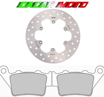 Rear Brake Disc Aprilia Pegaso 660 Strada + Brake Pads 2005 2006