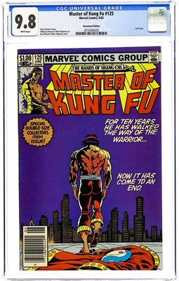 Master of Kung Fu #125N CGC 9.8 Newsstand 1983 4510366020