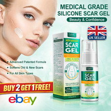 Advanced Scar Cream, Silicone Scar Gel for Old and New Scars BUY 2 Get 1 FREE UK